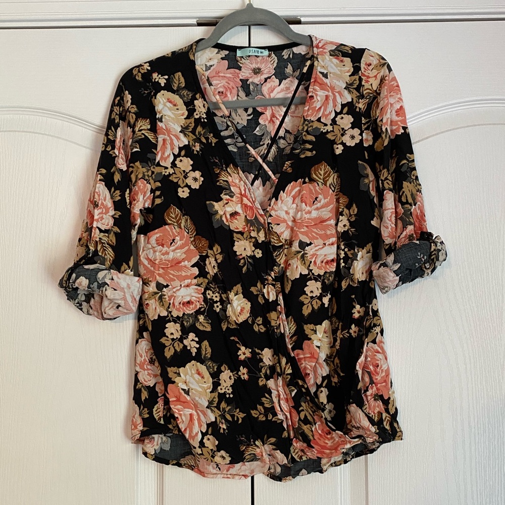 Faux Wrap Top